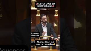 Plf 2025 terrible pourtoi audition politique pt lfi shortfrance michelbarnier [upl. by Rokach141]