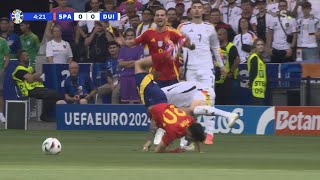 Toni Kroos Awful Rough 😖 Pedri Injury Spain vs Germany 21 Goals Results And Extended Highlights [upl. by Collin]