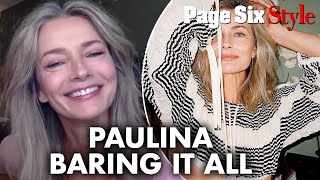 Paulina Porizkova on baring it all and battling ageist critics  Page Six Celebrity News [upl. by Ffirahs]