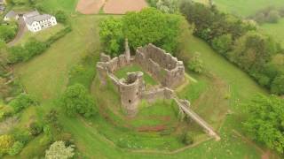 Grosmont Castle Wales uk DJI Phantom 3 Chris quick [upl. by Eanore544]