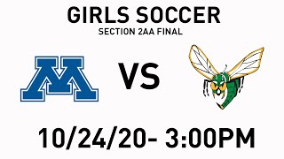 Girls Varsity Soccer Section 2AA Final Edina vs Minnetonka [upl. by Penni]