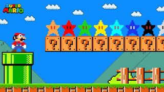 Super Mario Bros but there are MORE Custom Super Star [upl. by Eilliw]