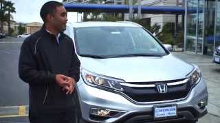 2015 or 2016 Honda CRV 2WD Touring Silver Test Drive Overview [upl. by Arimat]