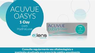 ACUVUE OASYS 1 DAY  LENTES DE CONTATO  ELENS [upl. by Fischer]