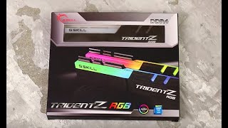 GSkill TridentZ RGB обзор и разгон [upl. by Lytsirhc]