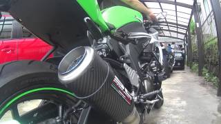 ZX6R SC PROJECT CRT exhaust sound [upl. by Rinaldo]