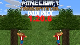 Minecraft Java 1206 Treecapitator Data Pack ShowcaseHow to Install [upl. by Yrac]