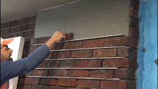 Tuğla taşı böyle döşenir  Brick Master [upl. by Johna455]