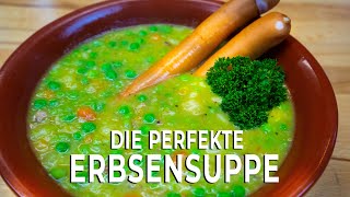 Schnelle und einfache Erbsensuppe mit Speck amp Würstchen  TÜR 9 Adventskalender  24xmas [upl. by Laven895]