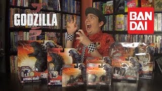 Godzilla 2014 Bandai Toys Review  Aficionados Chris [upl. by Vtarj]