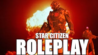 Roleplay Star Citizen PVP player made mission in an 890 jump on Microtech Star citizen gameplay [upl. by Nata365]