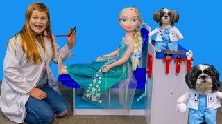 Assistant with Wiggles and Waggles Treat PJ Masks and Elsa [upl. by Rock]