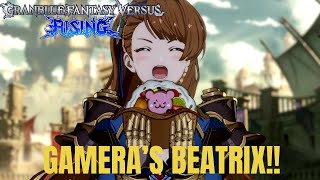 GBVSR High Level Gameplay Gameras Beatrix FIRST LOOK [upl. by Horick]