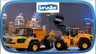 Volvo L260 H 02458 BRUDER Toys Volvo Wheel Loader [upl. by Annoyk]