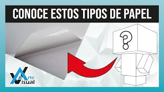 PRINCIPALES TIPOS DE PAPEL PARA IMPRIMIR 🖨 Cubeecraft [upl. by Forster]