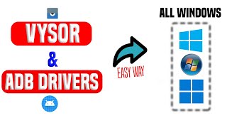 How to install VYSOR and ADB drivers on windows [upl. by Delila]