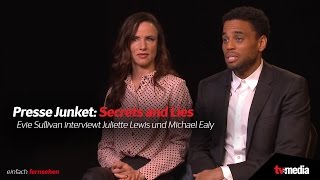 TVMEDIA hautnah „Secrets amp Lies“  Juliette Lewis amp Michael Ealy [upl. by Fabria]