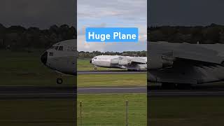 HUGE C17 Military Transport Plane Landing aviation [upl. by Harley]