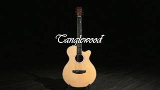 Tanglewood TWISFCEN Inscription Super Folk Cutaway Electro Acoustic  Gear4music demo [upl. by Nwahsed927]