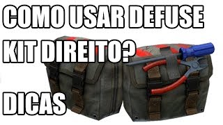 CSGO  Dicas sobre o Defuse Kit  Como usar o defuse kit eficientemente [upl. by Eenolem]