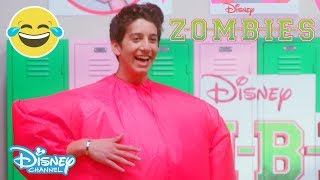 ZOMBIES  Air Suit Dance Off Challenge 💃  Official Disney Channel UK [upl. by Alaecim]