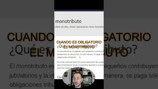 Cuando es Obligatorio ser MONOTRIBUTISTA Requisitos Beneficios monotributoargentina afip [upl. by Nywrad795]