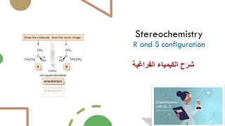 stereochemistry R S configuration شرح الكيمياء الفراغية [upl. by Klemm]