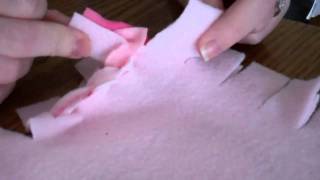 Braided Fleece Blanket Tutorial [upl. by Aihsei]