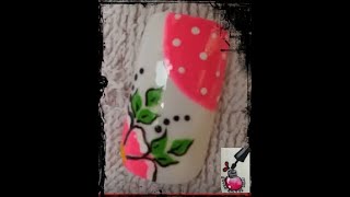 Diseño Flor en Uñas [upl. by Laehctim]