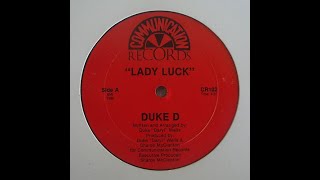 Duke D  Lady Luck 1986 12inch [upl. by Bornstein]