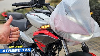 my New Xtreme 125  Unboxing  First Impression and All Details [upl. by Sena518]