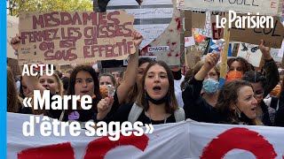 «Ras le col d’être sages»  déterminées les sagesfemmes sont dans la rue [upl. by Petuu]