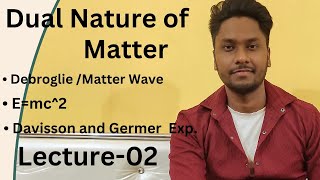 DeBroglie Matter Wave  Dual Nature of Electron Energy Mass Equivalence  Class 12th JEE [upl. by Ennovart156]