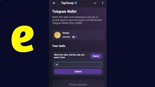 Telegram Wallet  Tapswap Code  Get Started with Telegram Wallet FULL GUIDE [upl. by Liagabba794]