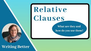 Relative Clauses  Adjective Clauses What are they and how do you use them [upl. by Divod]