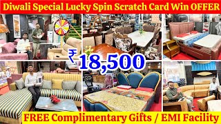 Diwali Special Lucky Spin Scratch Win OFFER Hyderabad Chepeast Furniture Market Complimentary Gifts [upl. by Ahsenhoj]