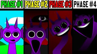 Phase 1 VS Phase 2 VS Phase 3 VS Phase 4 in Incredibox Sprunki [upl. by Leiuqese544]