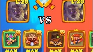 Max Monk Level 20 Zeus VS Max Bruiser Level 20 Zeus 64B Damage [upl. by Ateiluj366]