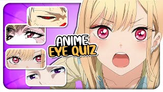 ANIME EYE QUIZ 👁️ Guess The Anime Character Eyes [upl. by Sihonn672]