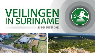 Veilingen in Suriname • 13 december 2023 [upl. by Rakso440]