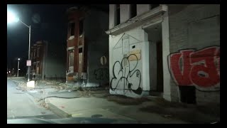 BALTIMORES RAW STREETS AND TRAP SPOTS AT NIGHT [upl. by Buell]