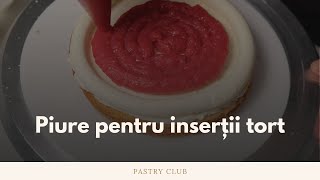 Piure din fructe pentru inserție tort în condiții de casă  Pastry Chef Olga Ursu [upl. by Barcus]