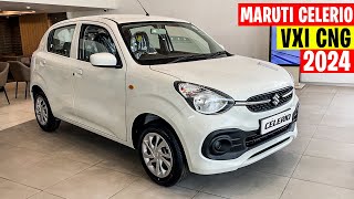 Maruti Celerio Vxi CNG 2024 Model  Celerio 2024 new model price  detailed Review [upl. by Serilda]