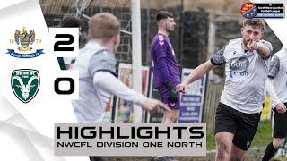 HIGHLIGHTS Bacup Borough 2  0 Steeton AFC  Toby Wright with a brace [upl. by Yezdnil827]