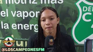 ¡LUISA AGUDELO ARQUERA DEL DEPORTIVO CALI FEMENINO [upl. by Anirdnaxela]