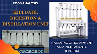 Kjeldahl digestion amp distillation unit Food Analysis Handling of equipments amp instruments Part10 [upl. by Enovad]