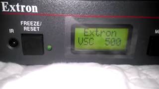 SSales NEW Extron VSC 500 High Resolution ComputertoVideo Scan Converter [upl. by Christmas]