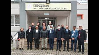 BULANCAK LOKMAN HEKİM MESLEKİ VE TEKNİK ANADOLU LİSESİNİ ENVER YÜCEL ZİYARET ETTİ [upl. by Alyag]