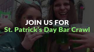 2018 St Patricks Day Bar Crawl Promo Video [upl. by Ilarin578]