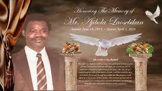 A Celebration of Life For Ajibola Laosebikan Live Steam [upl. by Neersan]